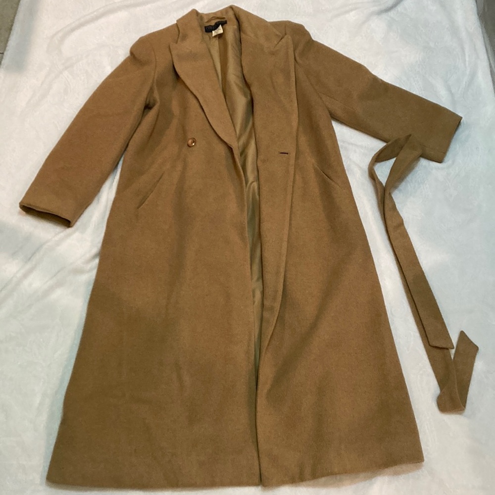Harvé Benard Collection 100% Camel Hair Coat Size 14